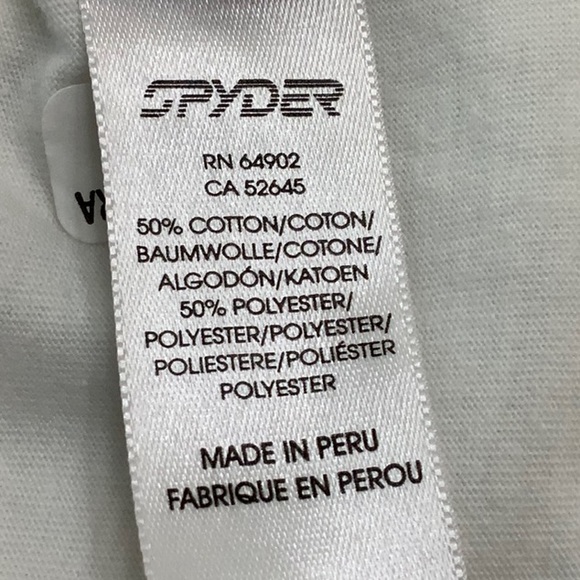 Spyder FAB Spyder Burnout Prt top - White/Pink - Picture 10 of 12